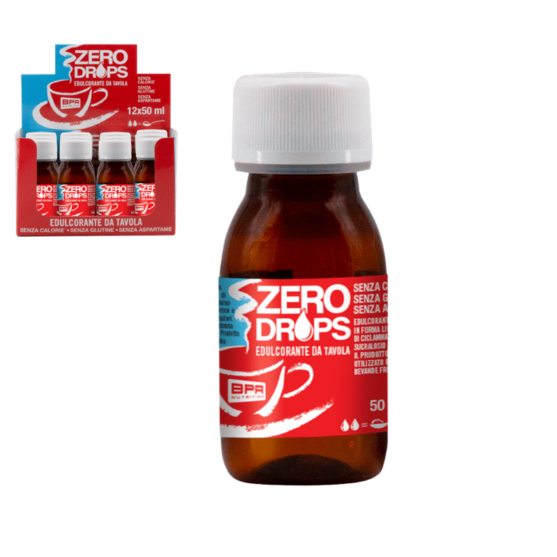 ZERO DROPS - Dolcificante 0 kcal in vari gusti