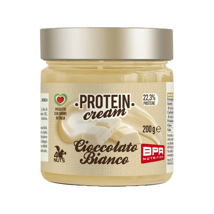 Foto di Protein cream - Crema proteica low carb BPR 200g Cioccolato Bianco - Push More Bpr Nutrition