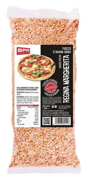 Foto di FIOCCHI D'AVENA AROMATIZZATI 15 Gusti 1 Kg Pizza Regina Margherita - PushMore Fiocchi d' avena aromatizzata Bpr Nutrition