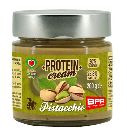 Foto di Protein cream - Crema proteica low carb BPR 200g Pistacchio - Push More Bpr Nutrition