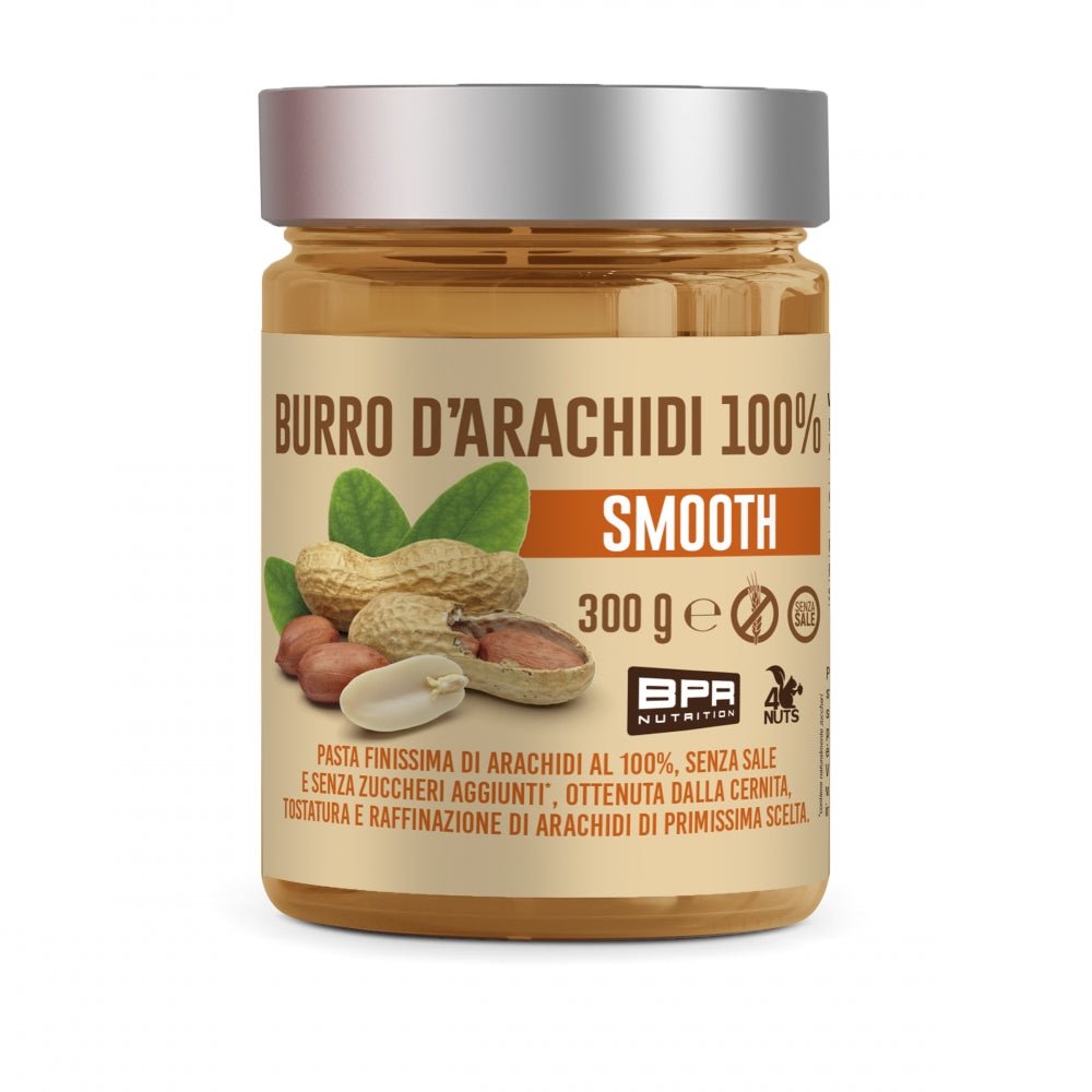Foto di BURRO D'ARACHIDI 300 gr Smooth - Push More Burro Bpr Nutrition