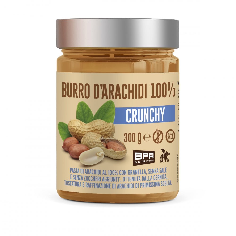 Foto di BURRO D'ARACHIDI 300 gr Crunchy - Push More Burro Bpr Nutrition