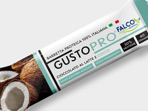 Foto di GustoPro - Barretta proteica senza zuccheri 1 barretta (40 g) Cocco - Push More Barretta proteica Push More