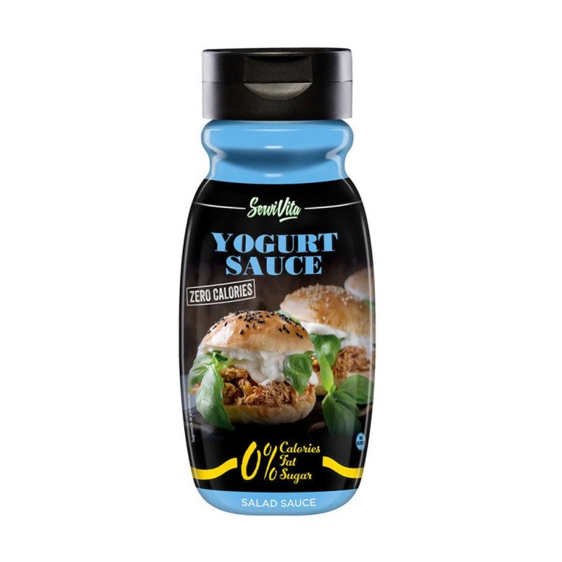 Foto di Salse e Sciroppi 0 calorie - ServiVita 320ml Yogurt Sauce (Salsa Yogurt) - Push More Salse per condimenti ServiVita